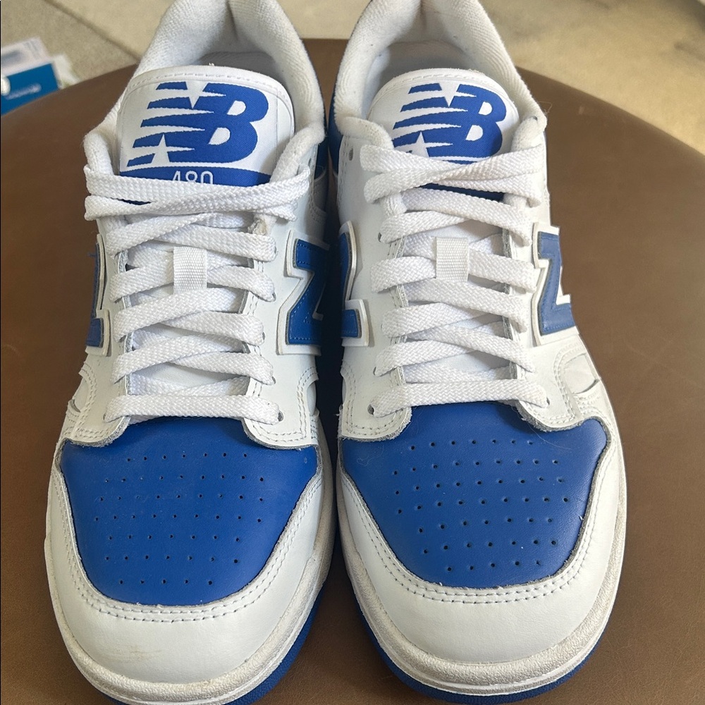 New Balance Royal Blue and White Athletic Shoes